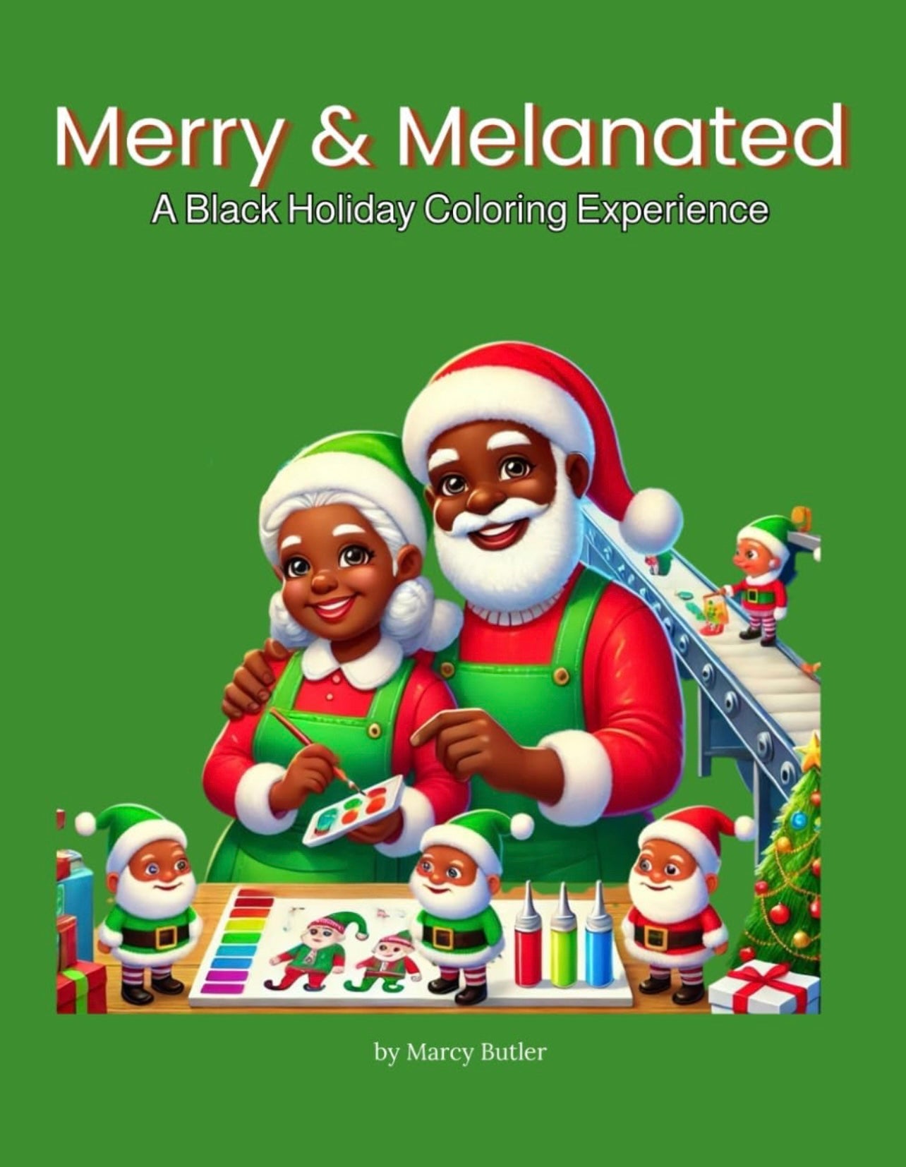 Merry & Melanated Holiday Color Book