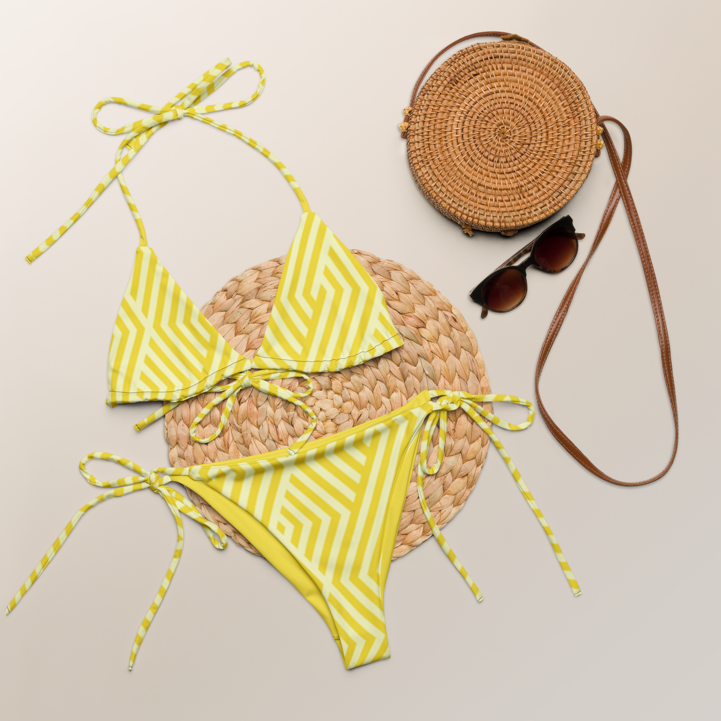 Sun Splashed String Bikini